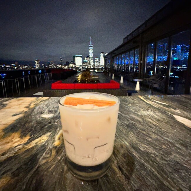 best holiday cocktails hoboken jersey city rooftop at exchange place