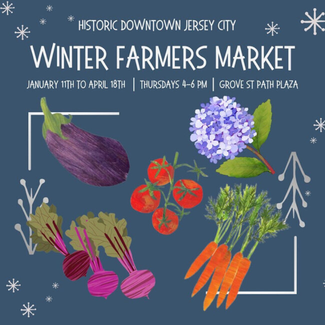 Historic Downtown Winter Farmers Market details with produce