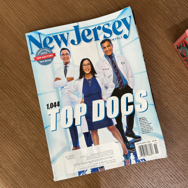 New Jersey top docs magazine cover