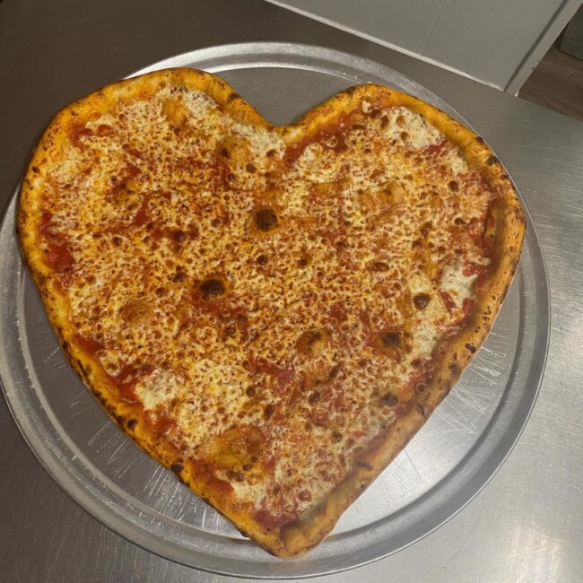 heart shaped pizza hoboken jersey city pompeii pizza