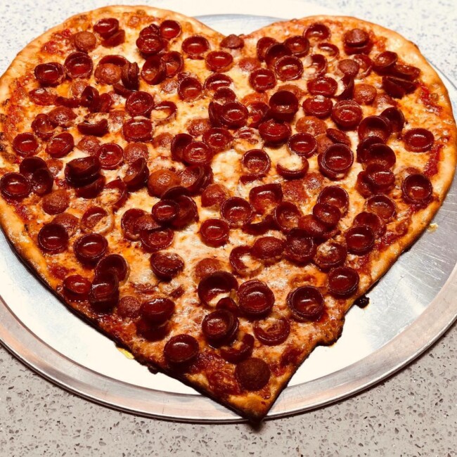 heart shaped pizza hoboken jersey city quality pizza co