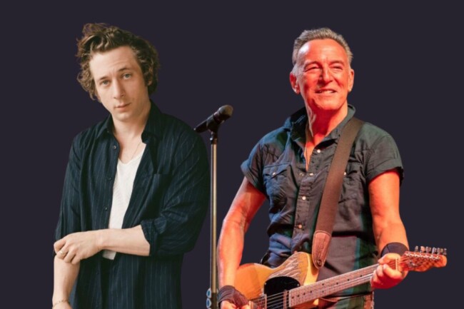 Jeremy Allen White and Bruce Springsteen