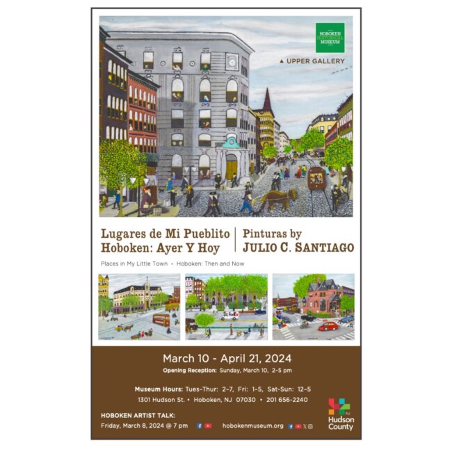 julio santiago hoboken historical museum exhibit flyer