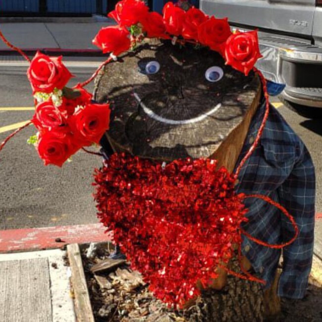 valentines day hoboken stump