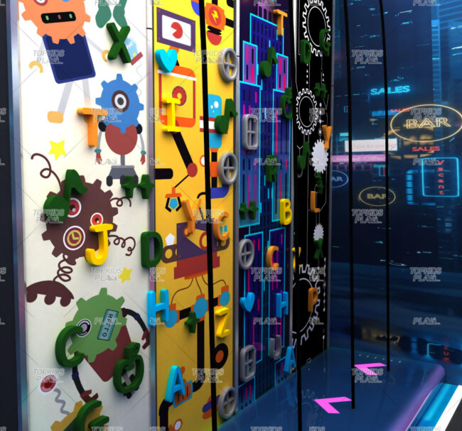 adventure park interactive wall