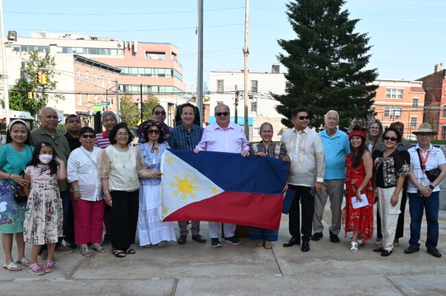 Hudson County Executive Craig Guy- Philippine Flag