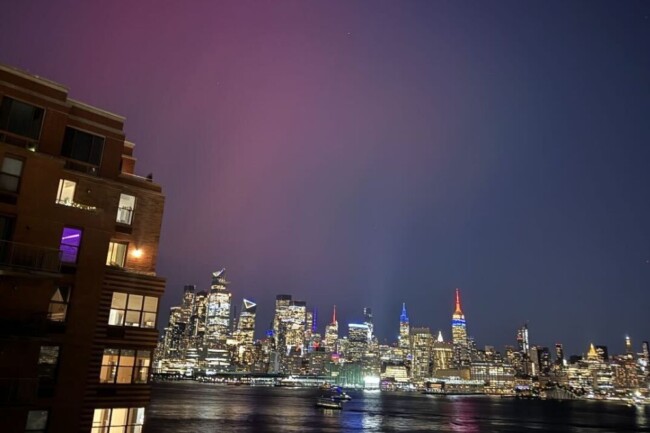 northern lights hoboken jersey city nj april 2025