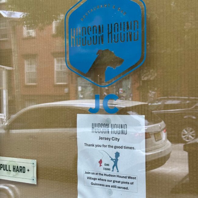 hudson hound jersey city closure