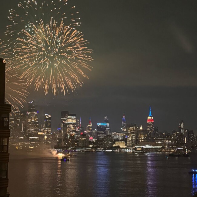 july 4th fireworks hoboken jersey city nj 2025