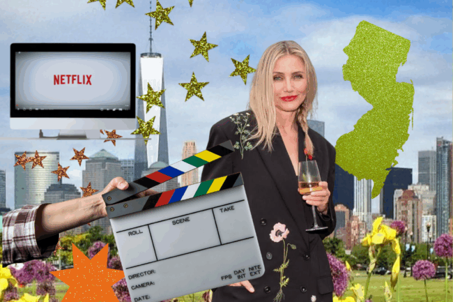 cameron diaz in jersey city filming netflix
