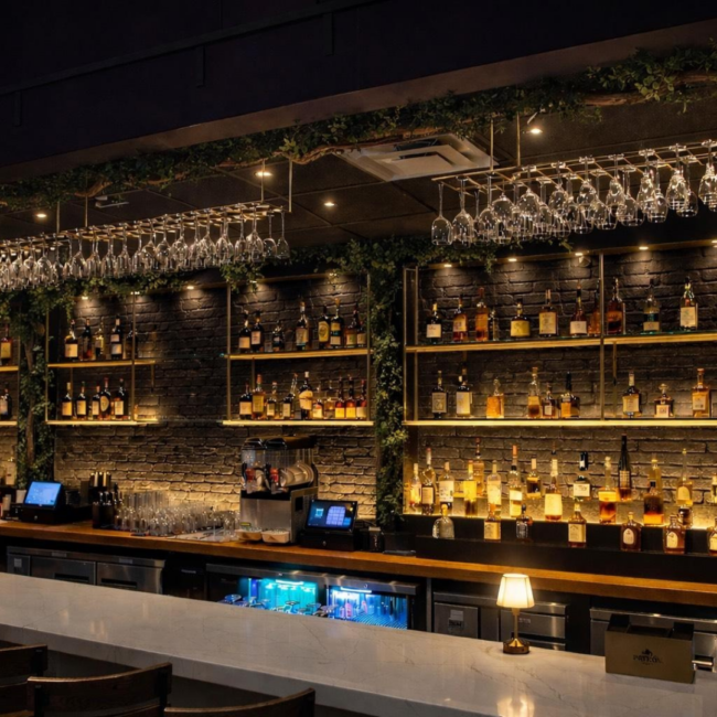 the bar at the newly revamped lola in hoboken