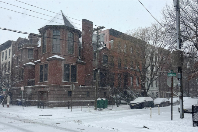 snow in hoboken