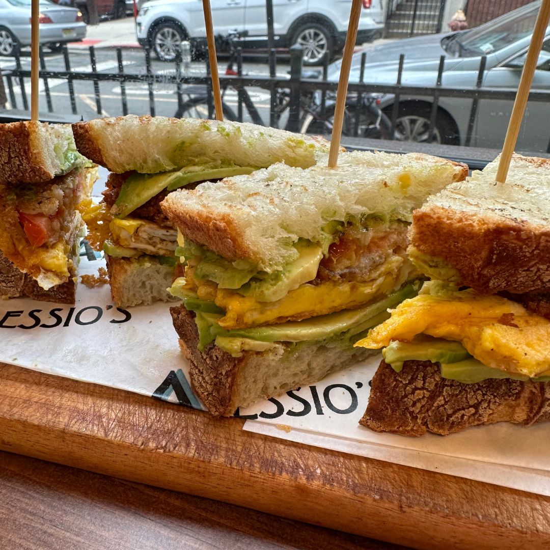 the hoboken girl breakfast sandwich alessio's