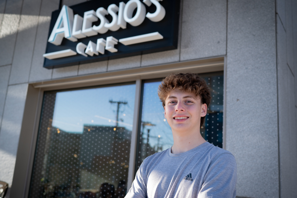 a hoboken teen works to prevent bird strikes against glass