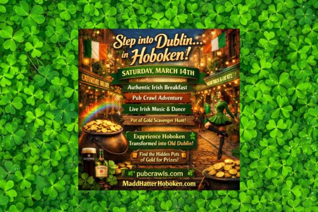 hoboken st patricks day bar crawl