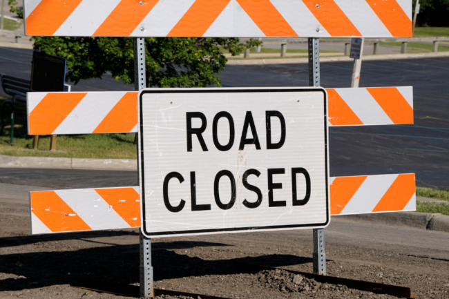 road closure
