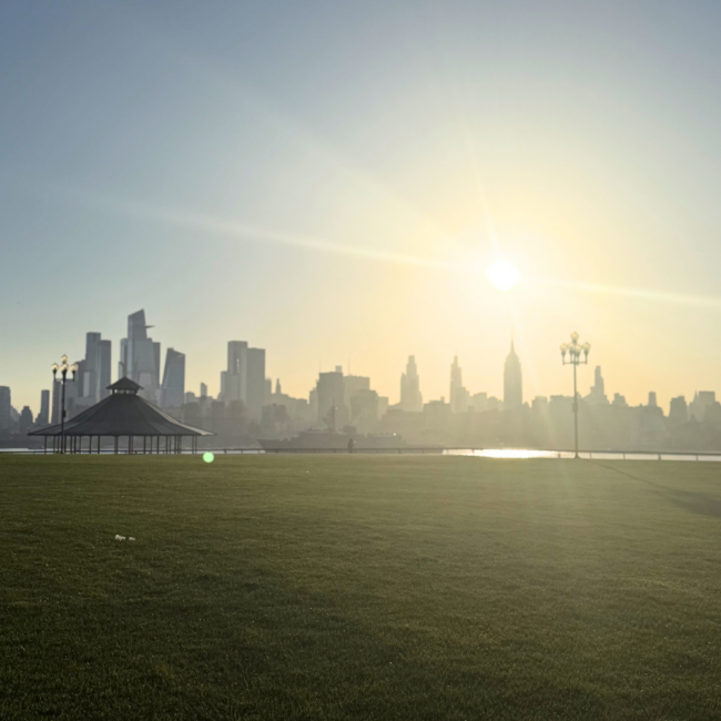 hoboken sunrise view